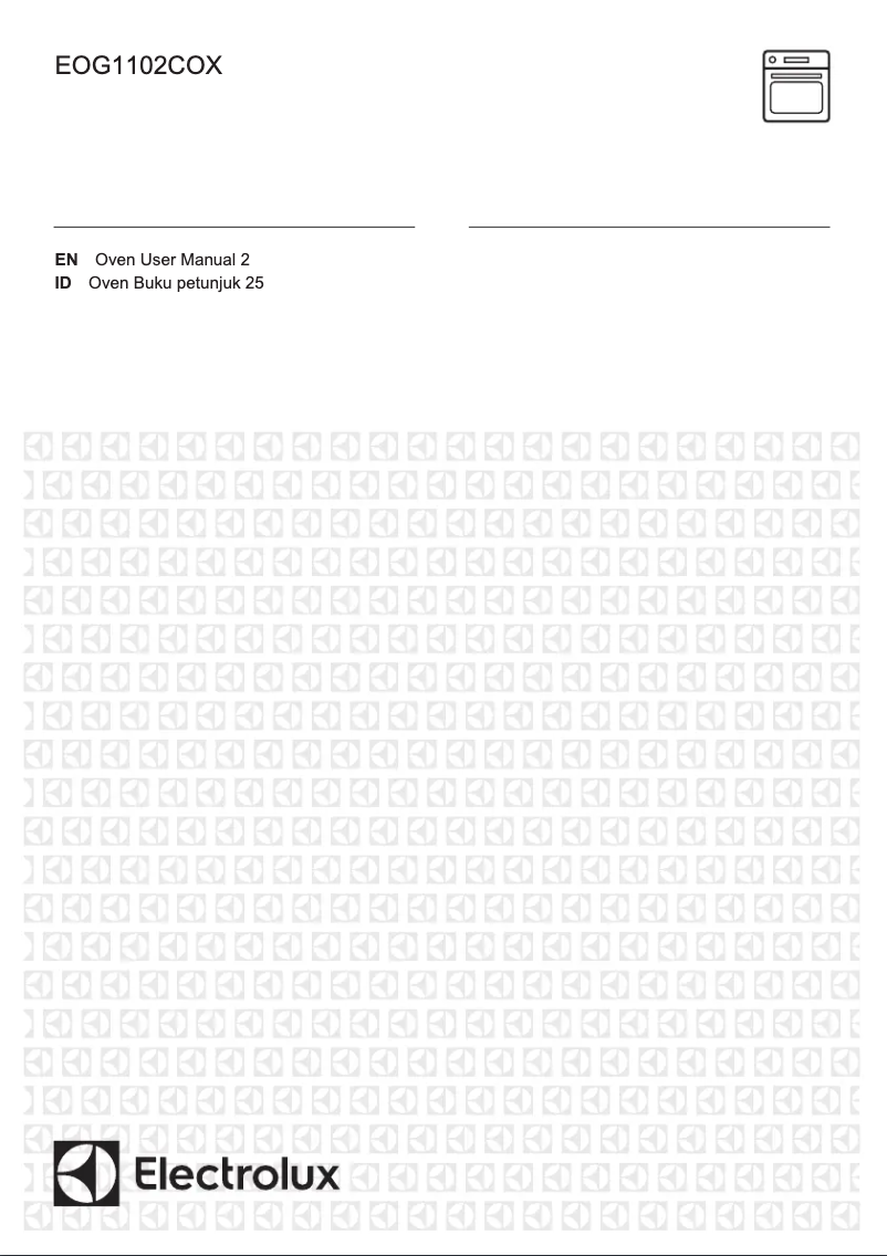 Página 1 del manual Manual de usuario Electrolux EOG1102COX
