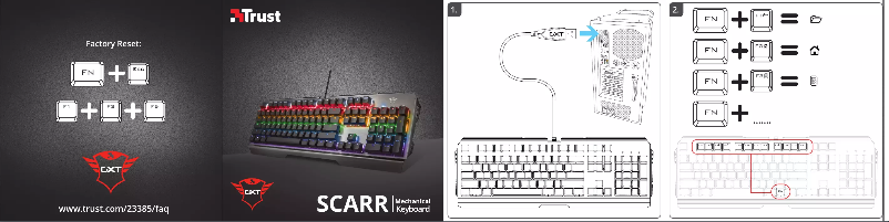 Image de la première page du manuel de l'appareil Scarr GXT 877