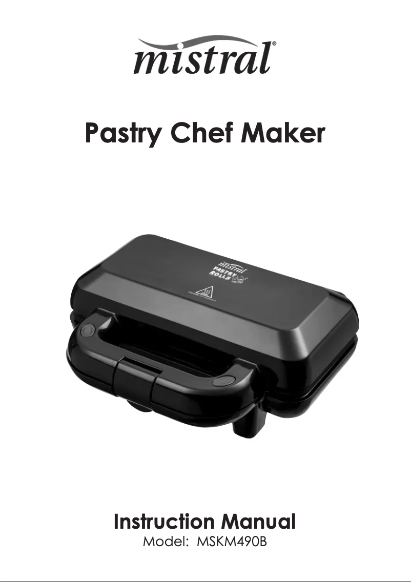 Image de la première page du manuel de l'appareil MSKM490B