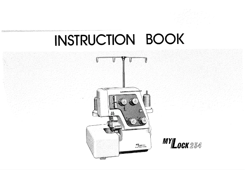Page 1 de la notice Manuel utilisateur Janome 234