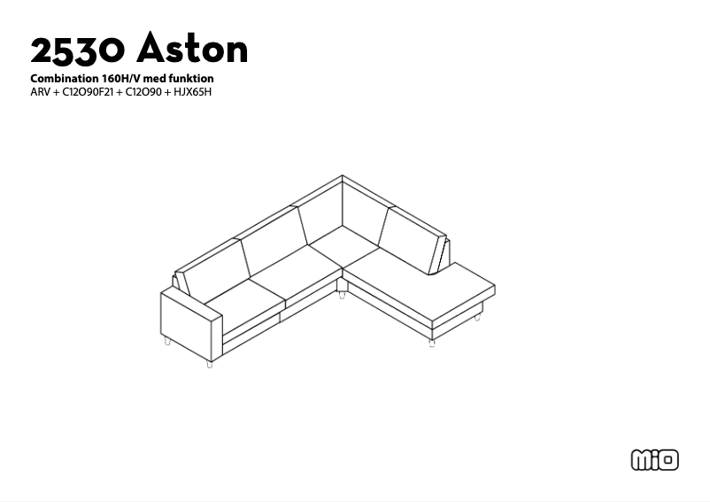 Page 1 de la notice Manuel utilisateur Mio Aston