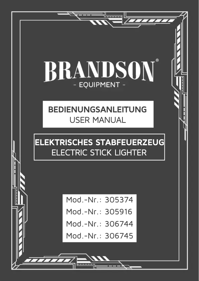 Page 1 de la notice Manuel utilisateur Brandson 306744