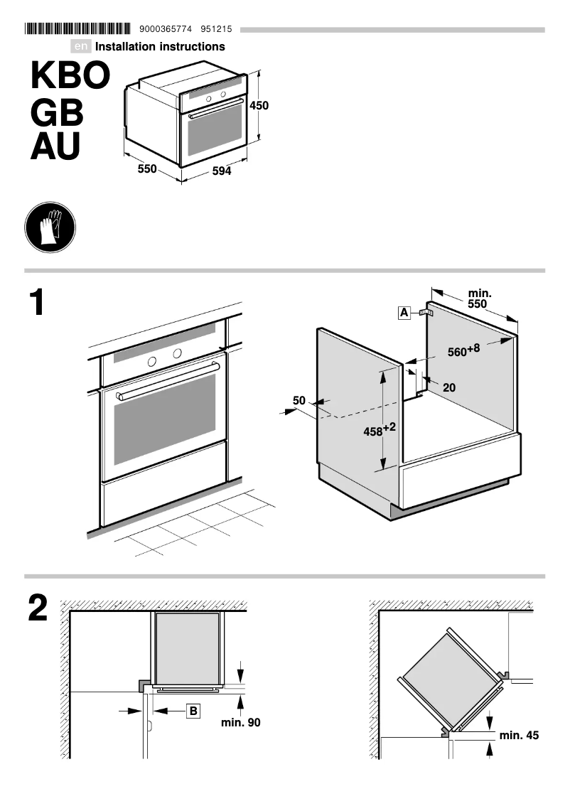 Page n°1 - Guide d'installation Neff C17E54N3GB