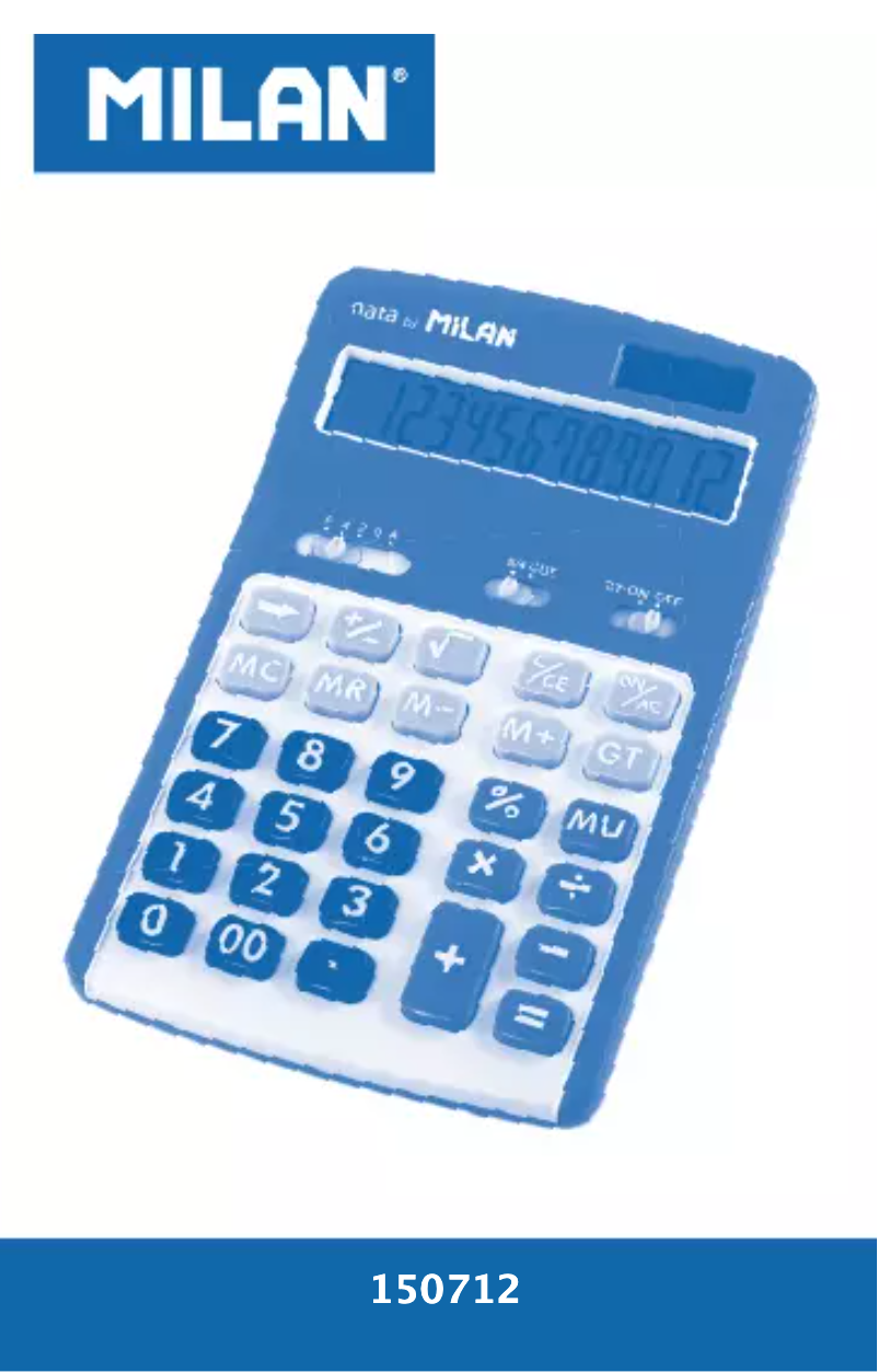 Page n°1 - Manuel utilisateur Milan 150712