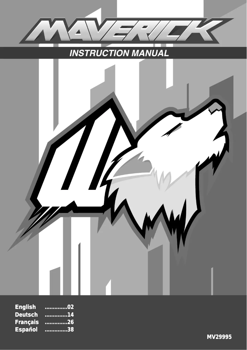 Page 1 de la notice Manuel utilisateur Maverick DesertWolf 1/8th RTR Brushless Buggy