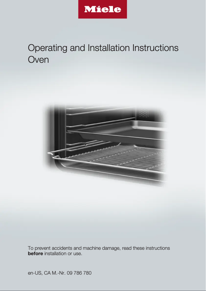 Page n°1 - Manuel utilisateur Miele H 6560 B AM