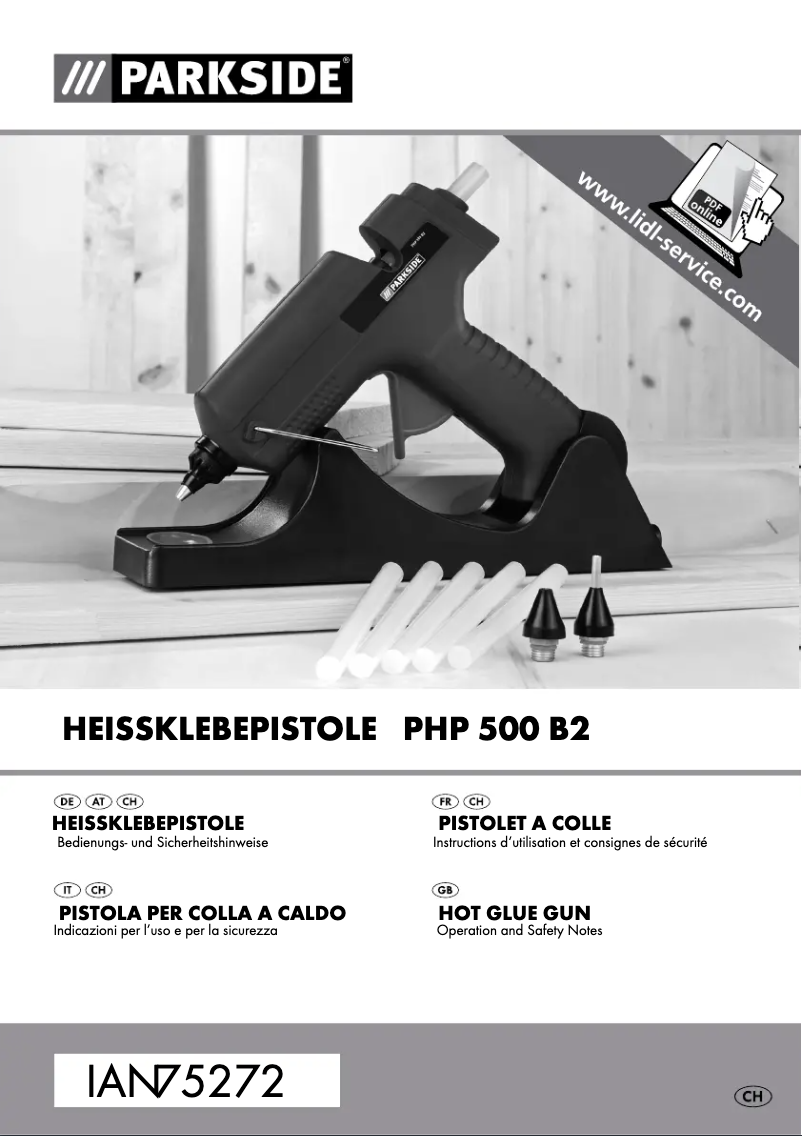 Page n°1 - Manuel utilisateur Parkside PHP 500 B2