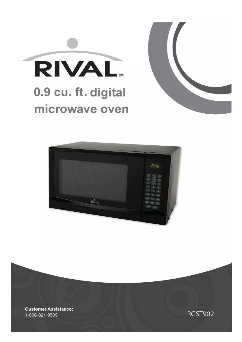 Page n°1 - Manuel utilisateur Rival RGST902