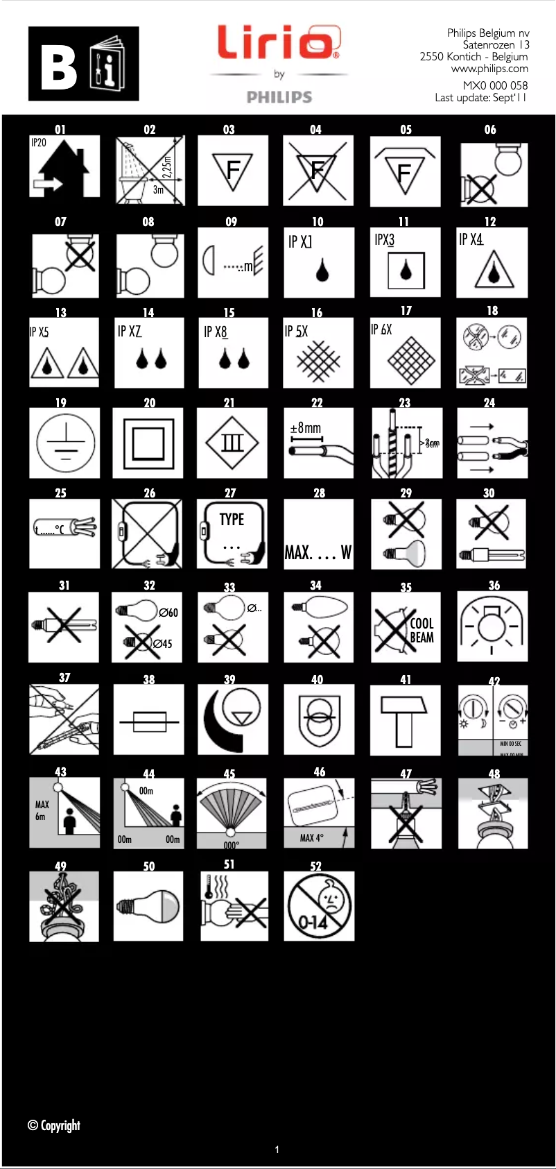 Page n°1 - Manuel utilisateur Lirio by Philips 40755/31/LI