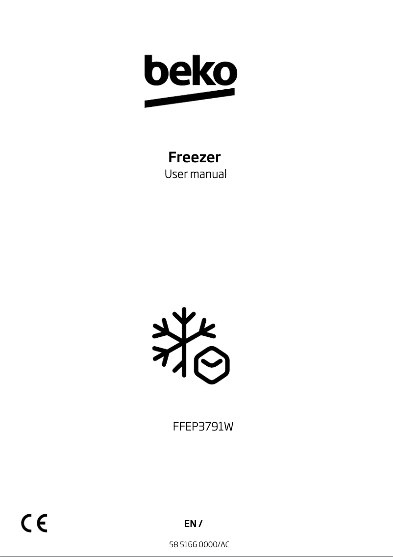 Page n°1 - Manuel utilisateur Beko FFEP3791W