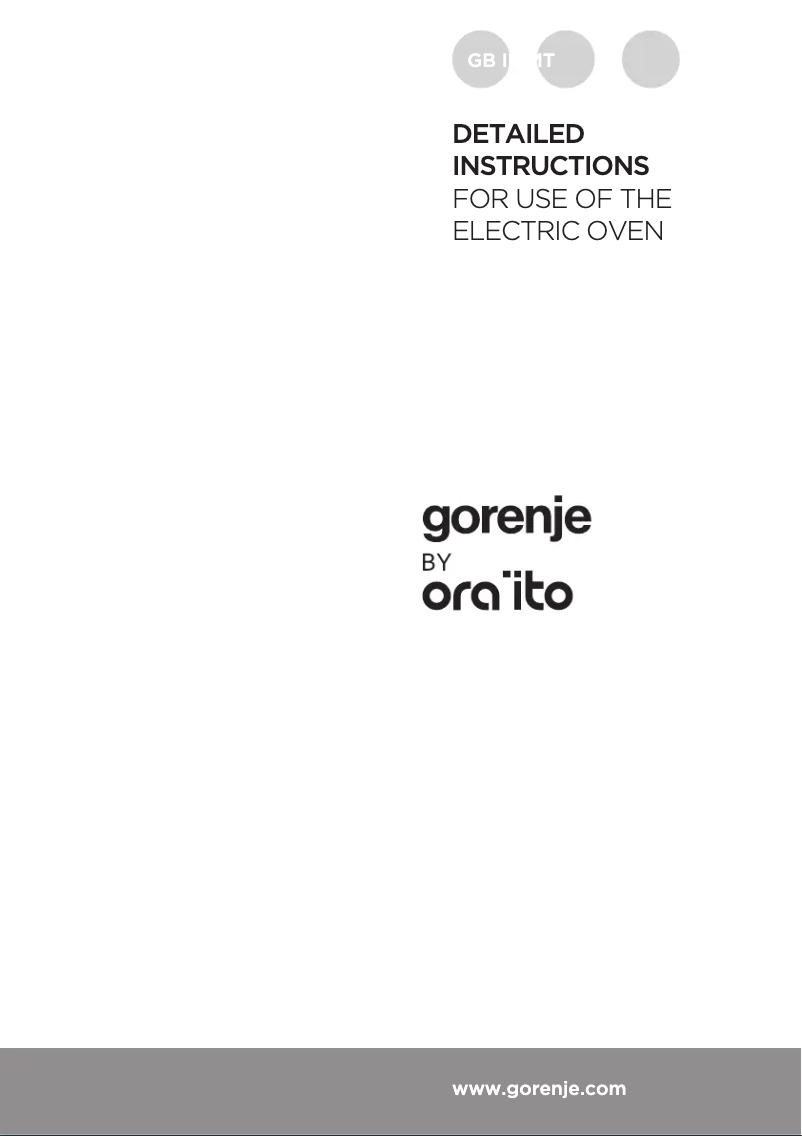 Page n°1 - Fiche technique Gorenje BO658ORAB