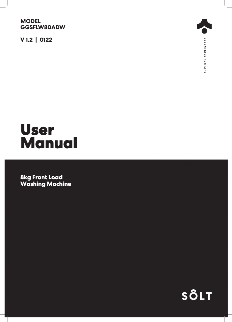 Page n°1 - Manuel utilisateur Sôlt GGSFLW80ADW