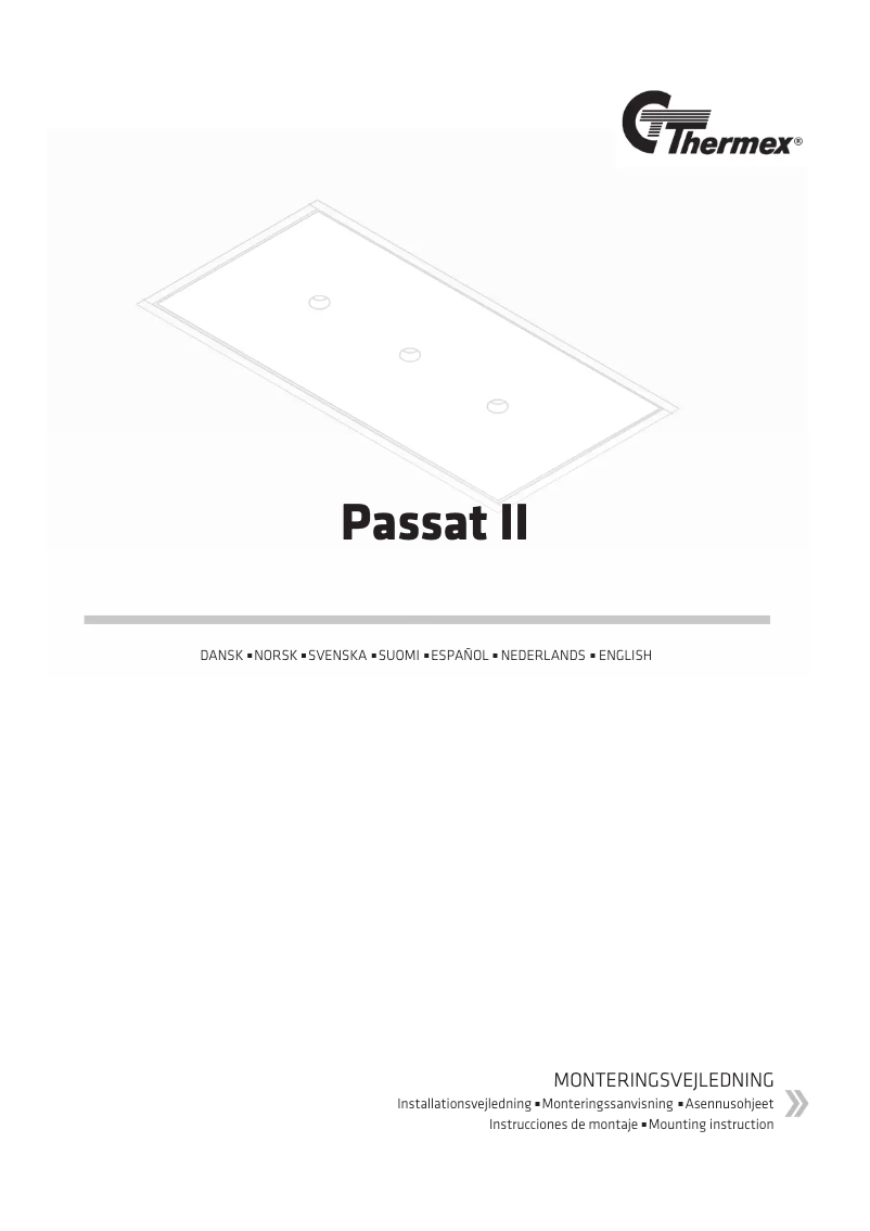 Image de la première page du manuel de l'appareil Passat II