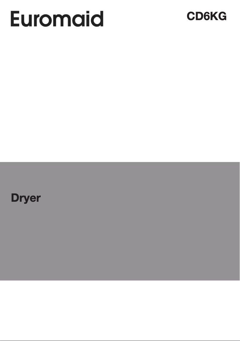 Page n°1 - Mode d'emploi Euromaid CD6KG