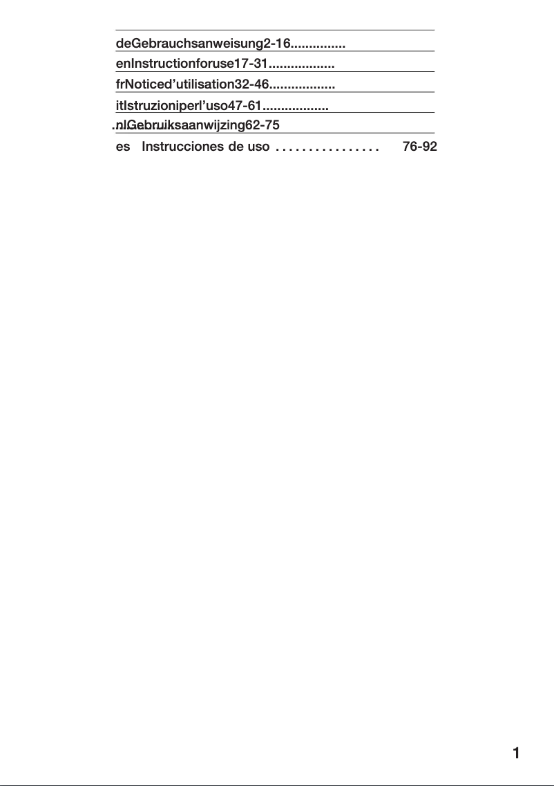 Page n°1 - Manuel utilisateur Siemens HW290580