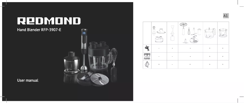 Image de la première page du manuel de l'appareil RFP-3907-E