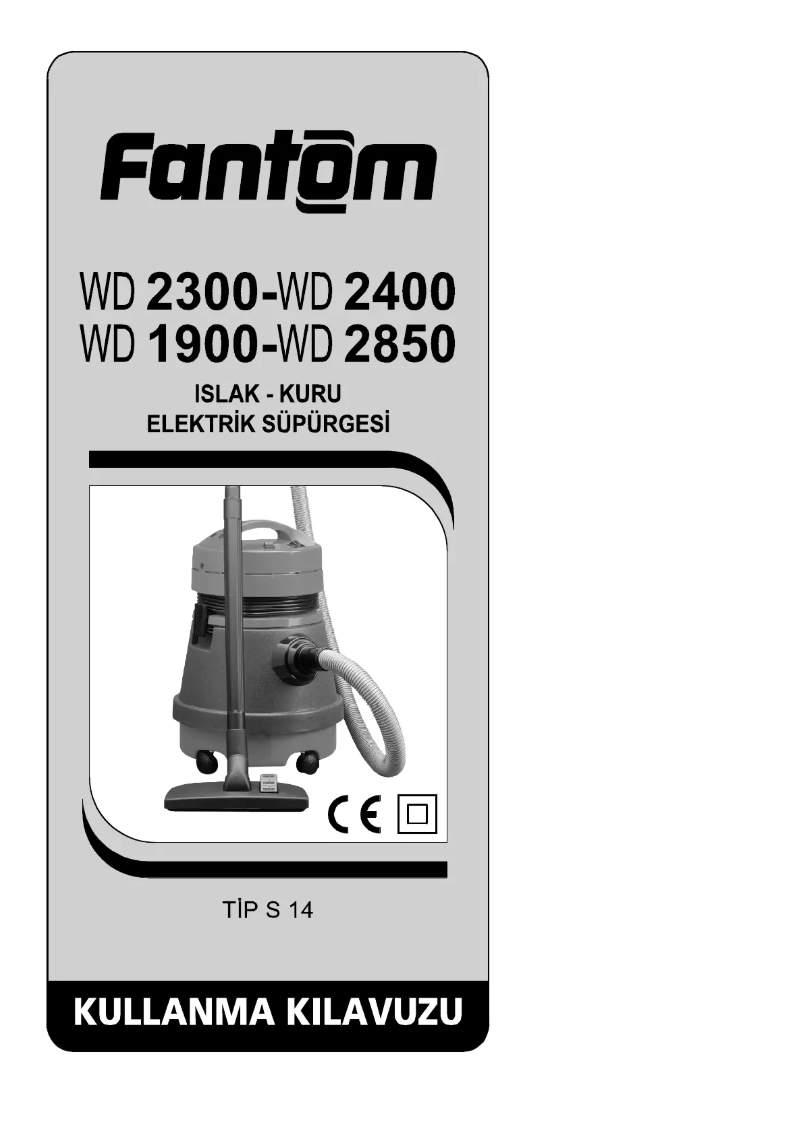 Page n°1 - Manuel utilisateur Fantom WD 2300
