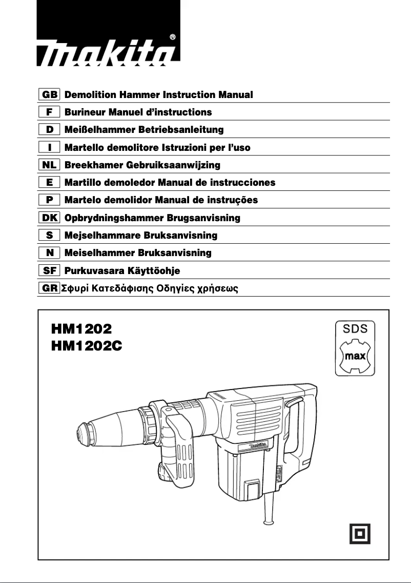 Página 1 del manual Manual de usuario Makita HM1202