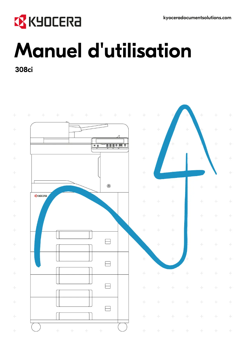 Image de la première page du manuel de l'appareil TASKalfa 308ci