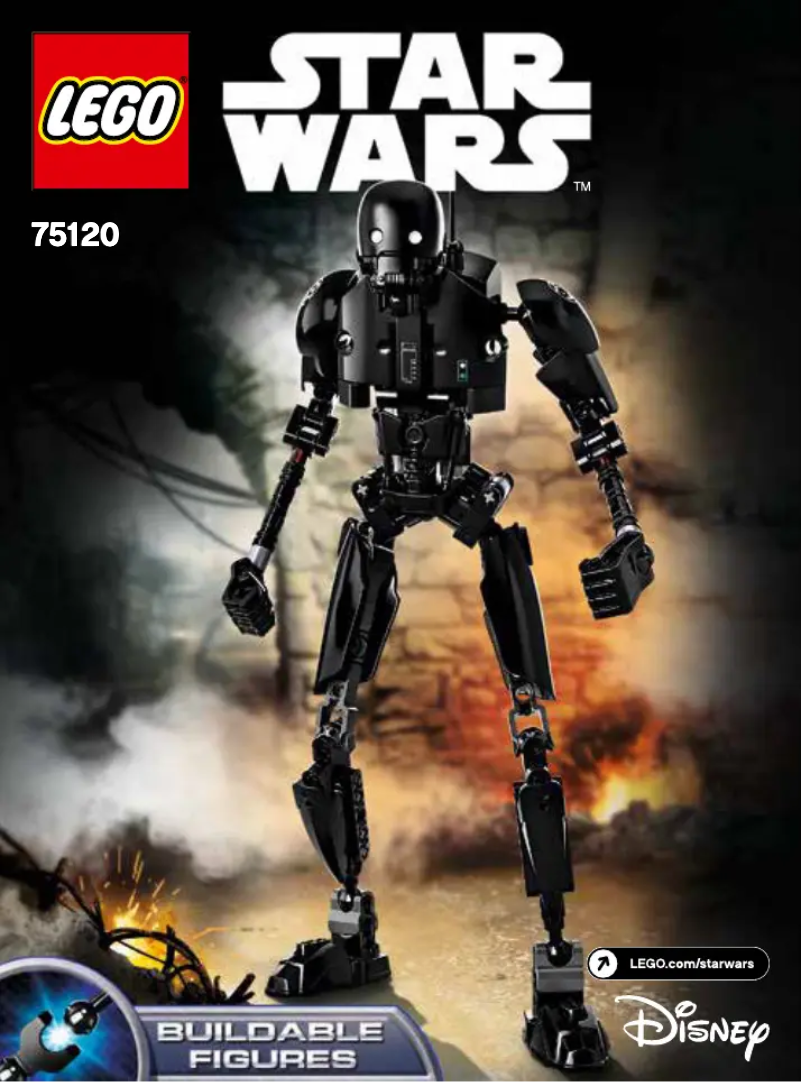 Page 1 de la notice Manuel utilisateur Lego Star Wars 75120