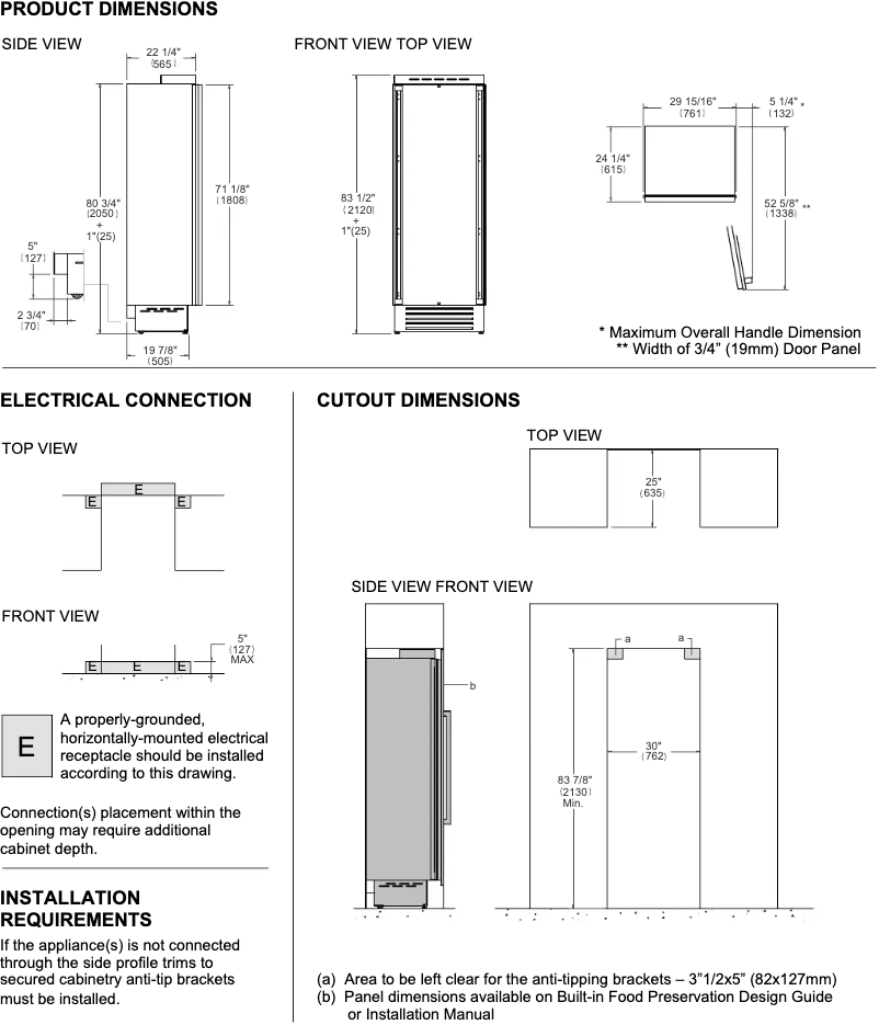 Image de la première page du manuel de l'appareil REF30RCPRR