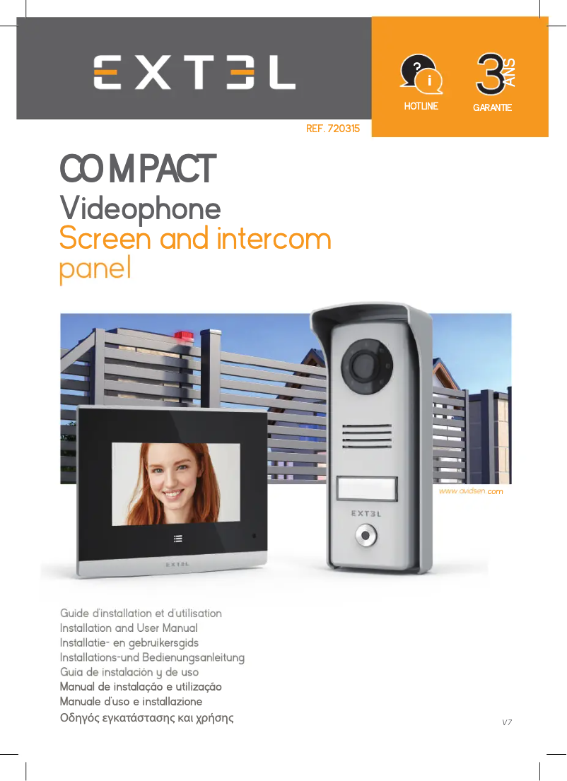 Image de la première page du manuel de l'appareil Compact