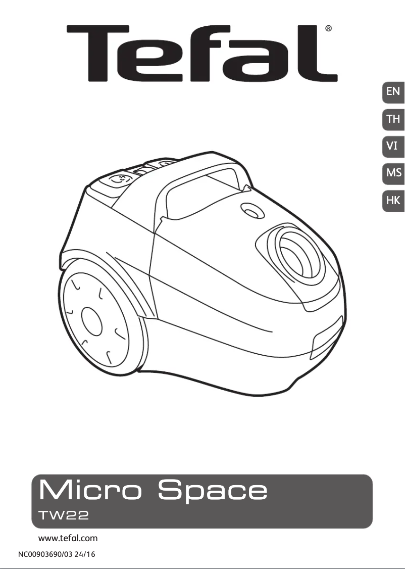 Page n°1 - Manuel utilisateur Tefal Micro Space TW2253HH