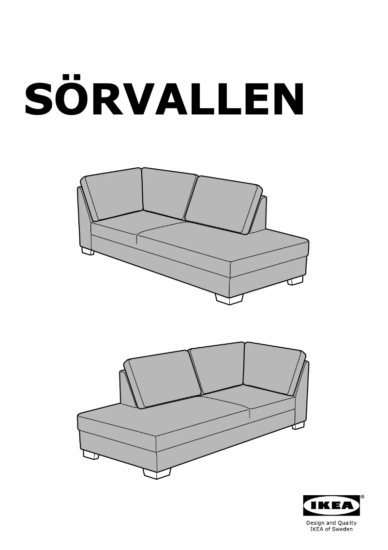 Image de la première page du manuel de l'appareil SÖRVALLEN 504.383.91