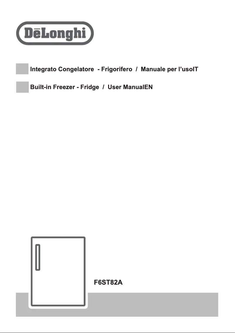 Page 1 de la notice Manuel utilisateur DeLonghi F6ST82A