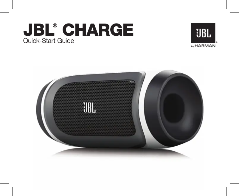 Page 1 de la notice Manuel utilisateur JBL Charge