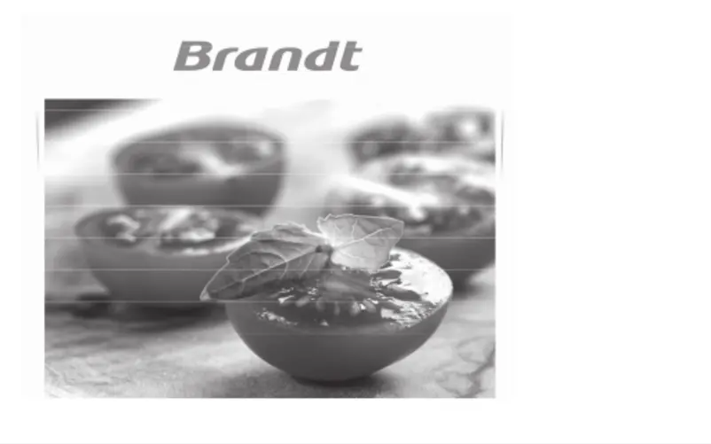 Page 1 de la notice Manuel utilisateur Brandt BPE3410X