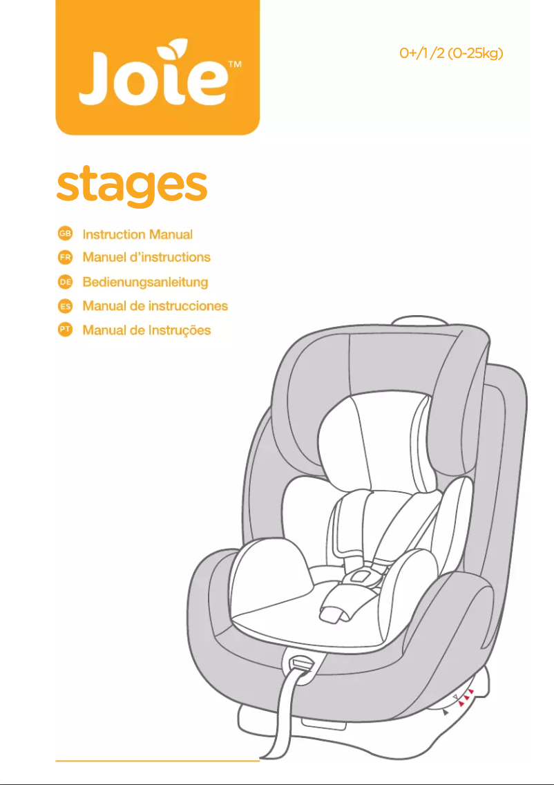 Page 1 de la notice Manuel utilisateur Joie Stages