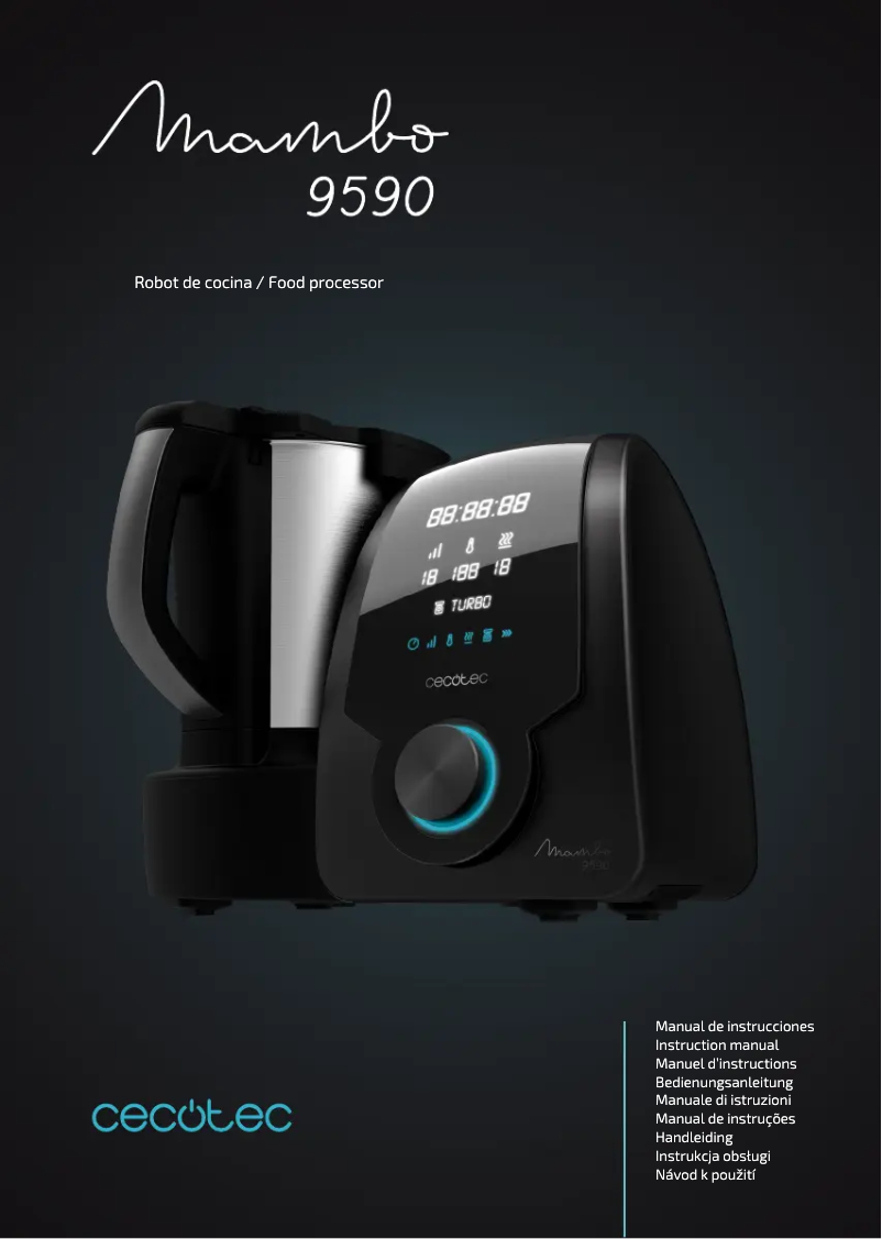 Page 1 de la notice Manuel utilisateur Cecotec Mambo 9590