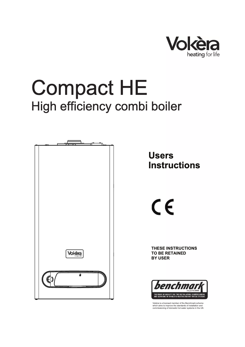 Image de la première page du manuel de l'appareil Compact HE