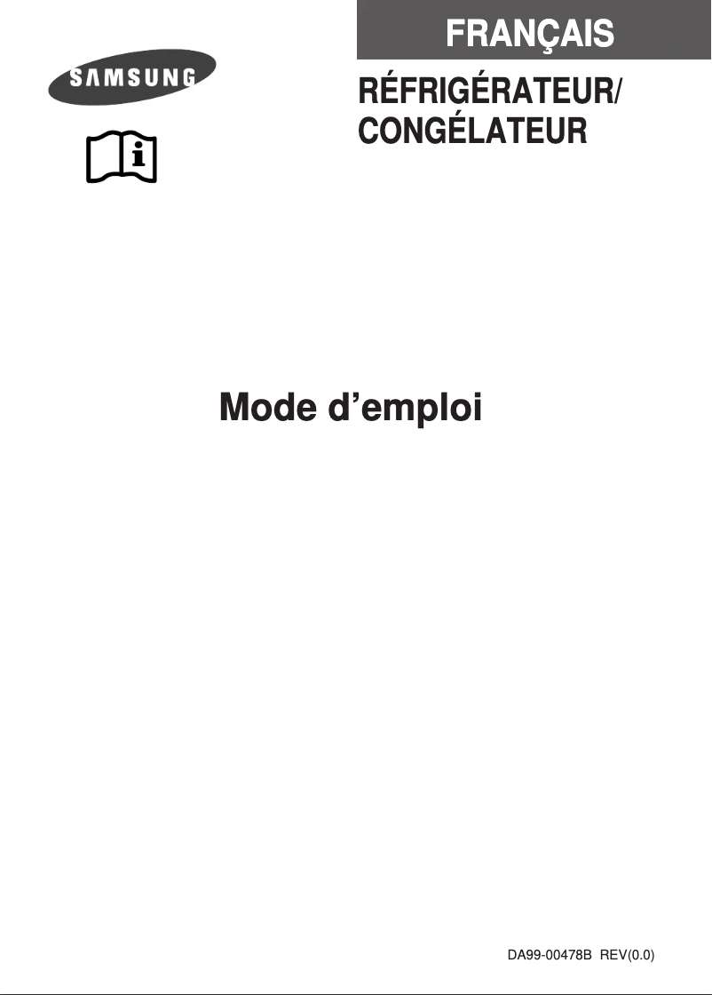 Page 1 de la notice Manuel utilisateur Samsung RT44MBMS