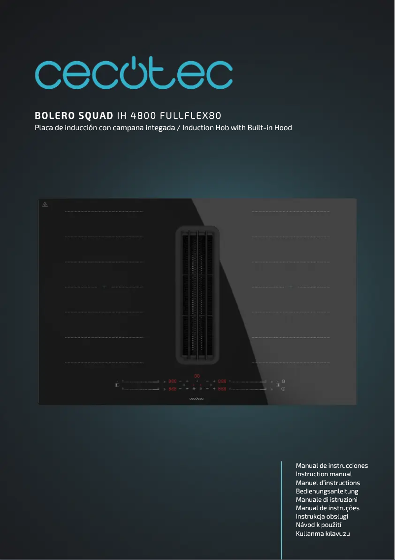 Página 1 del manual Manual de usuario Cecotec Bolero Squad IH 4800 FullFlex80