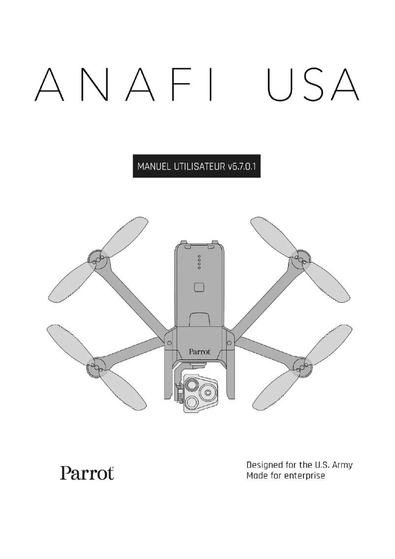 Page 1 de la notice Manuel utilisateur Parrot Anafi USA