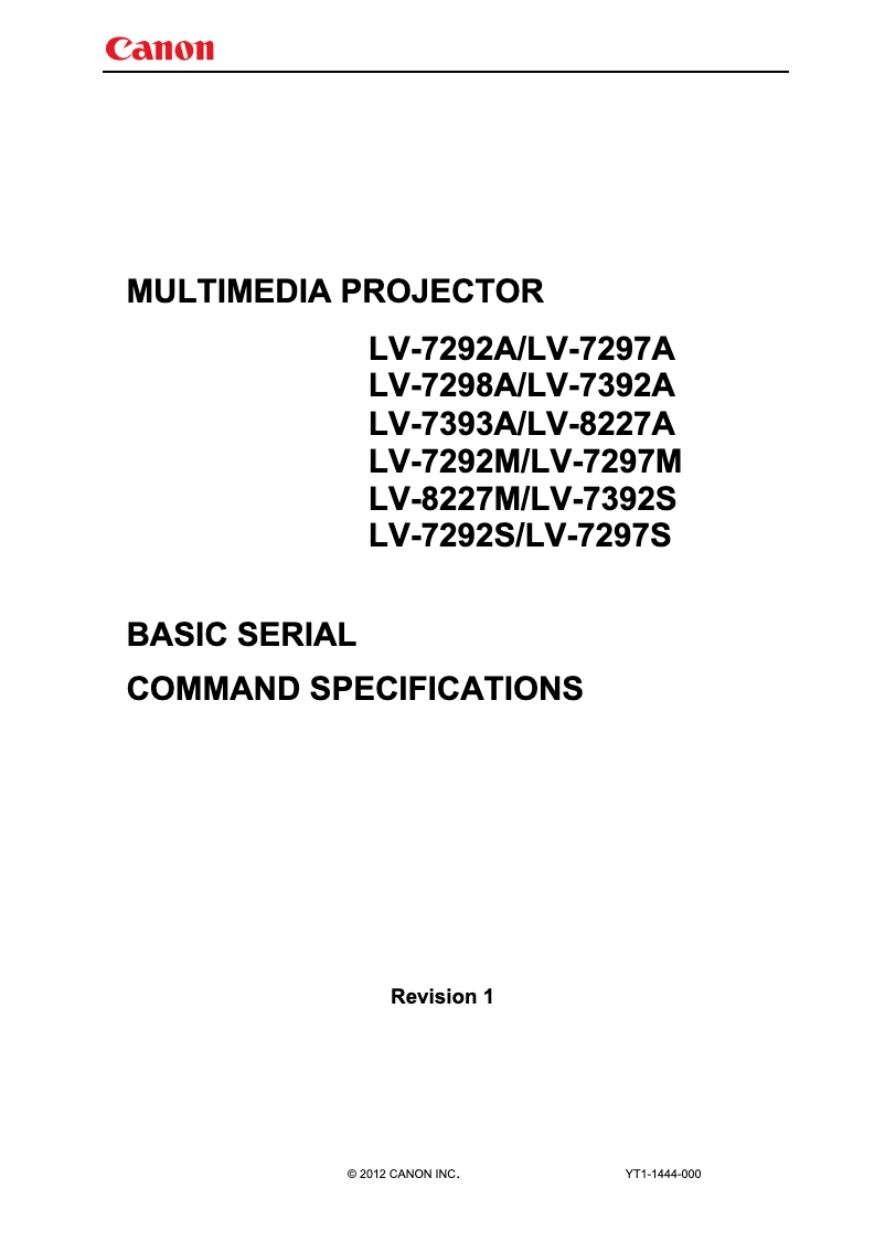 Image de la première page du manuel de l'appareil 7297M