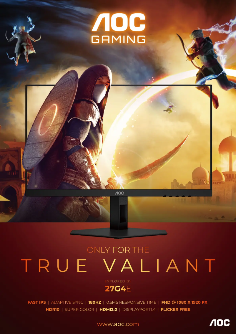 Page n°1 - Brochure AOC 27G4E