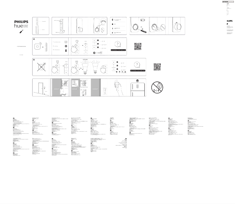 Page n°1 - Manuel utilisateur Philips Hue Dimmer Switch