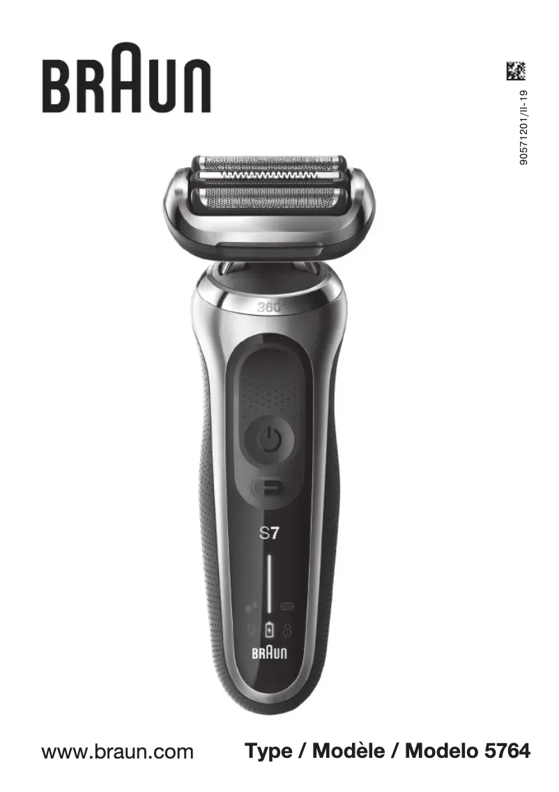 Page 1 de la notice Manuel utilisateur Braun Series 7 70-S7200cc