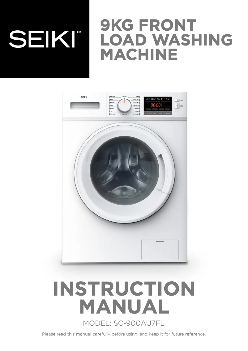 Image de la première page du manuel de l'appareil SC-900AU7FL