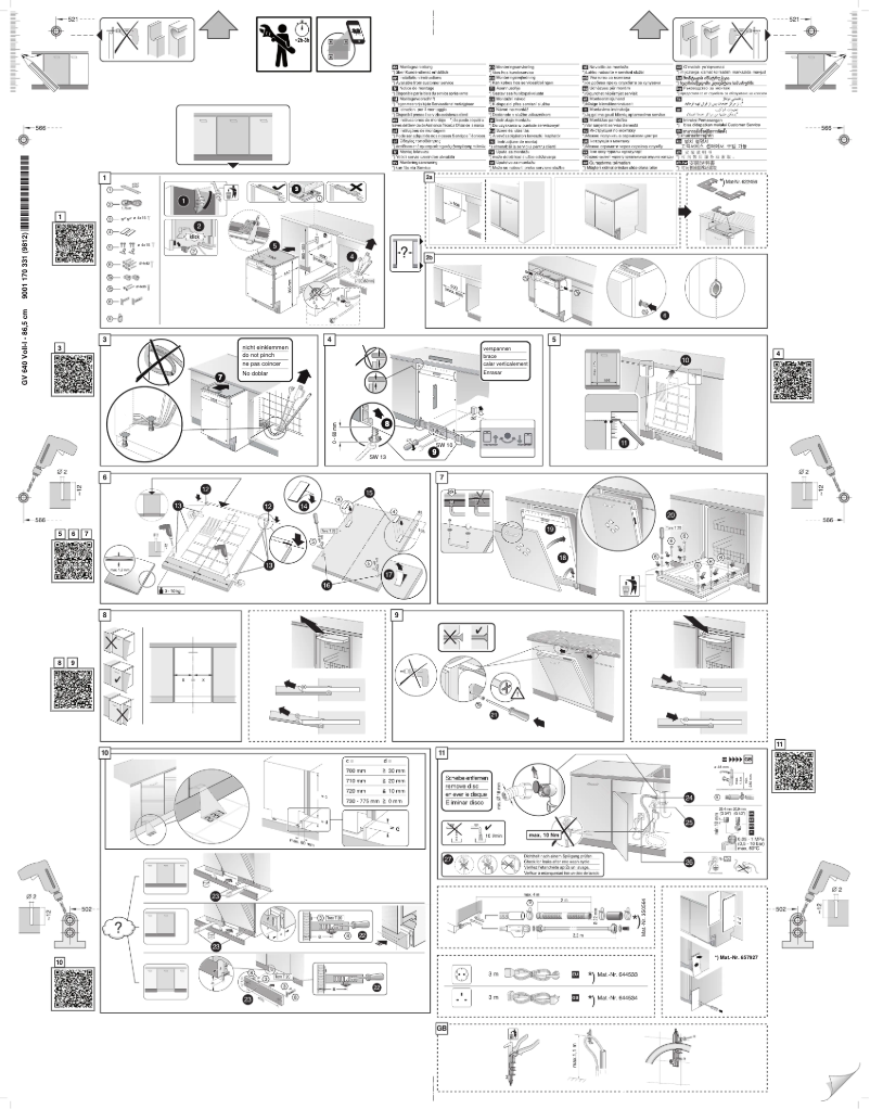 Page 1 de la notice Guide d'installation Siemens SX658X03IE