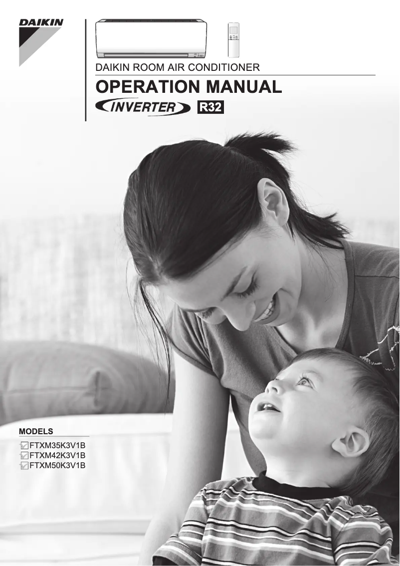 Imagen de la primera página del manual del dispositivo FTXM42K3V1B