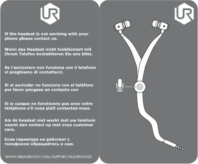 Page n°1 - Manuel utilisateur Urban Revolt Lace Nederland