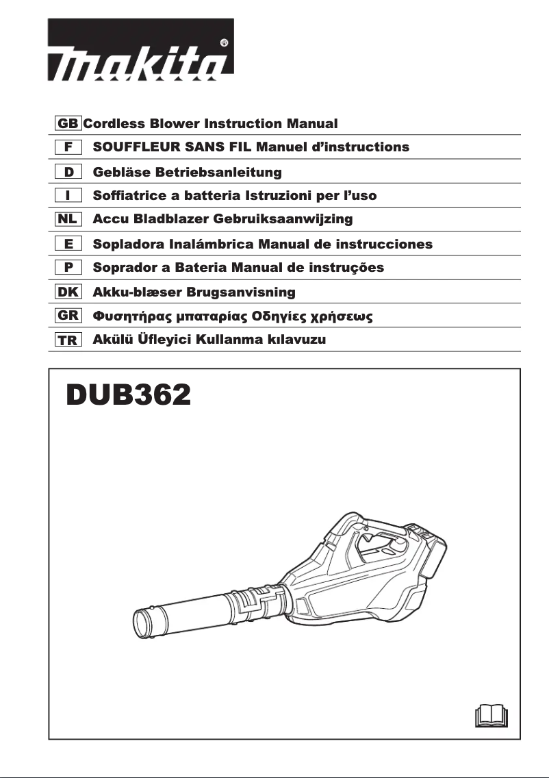 Image de la première page du manuel de l'appareil DUB362
