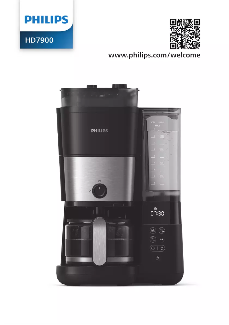 Image de la première page du manuel de l'appareil HD7900