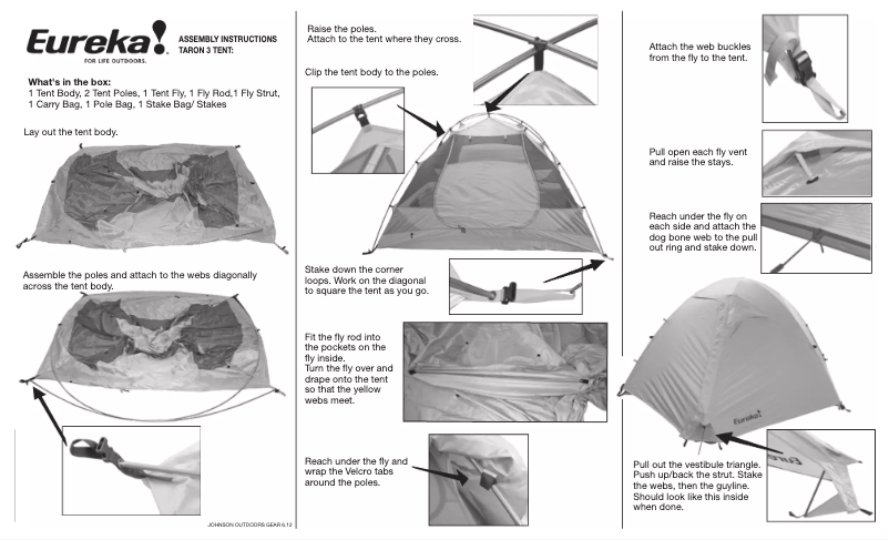Página 1 del manual Manual de usuario Eureka Taron 3