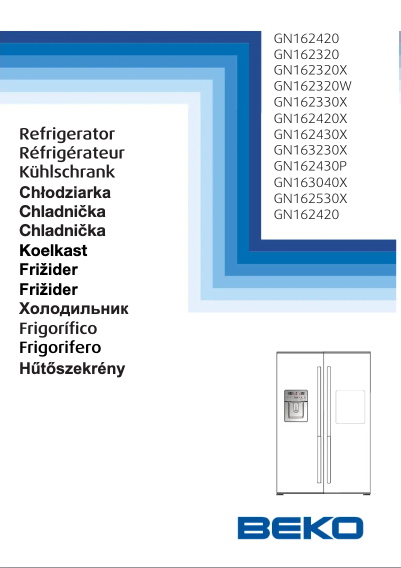 Image de la première page du manuel de l'appareil GN162420