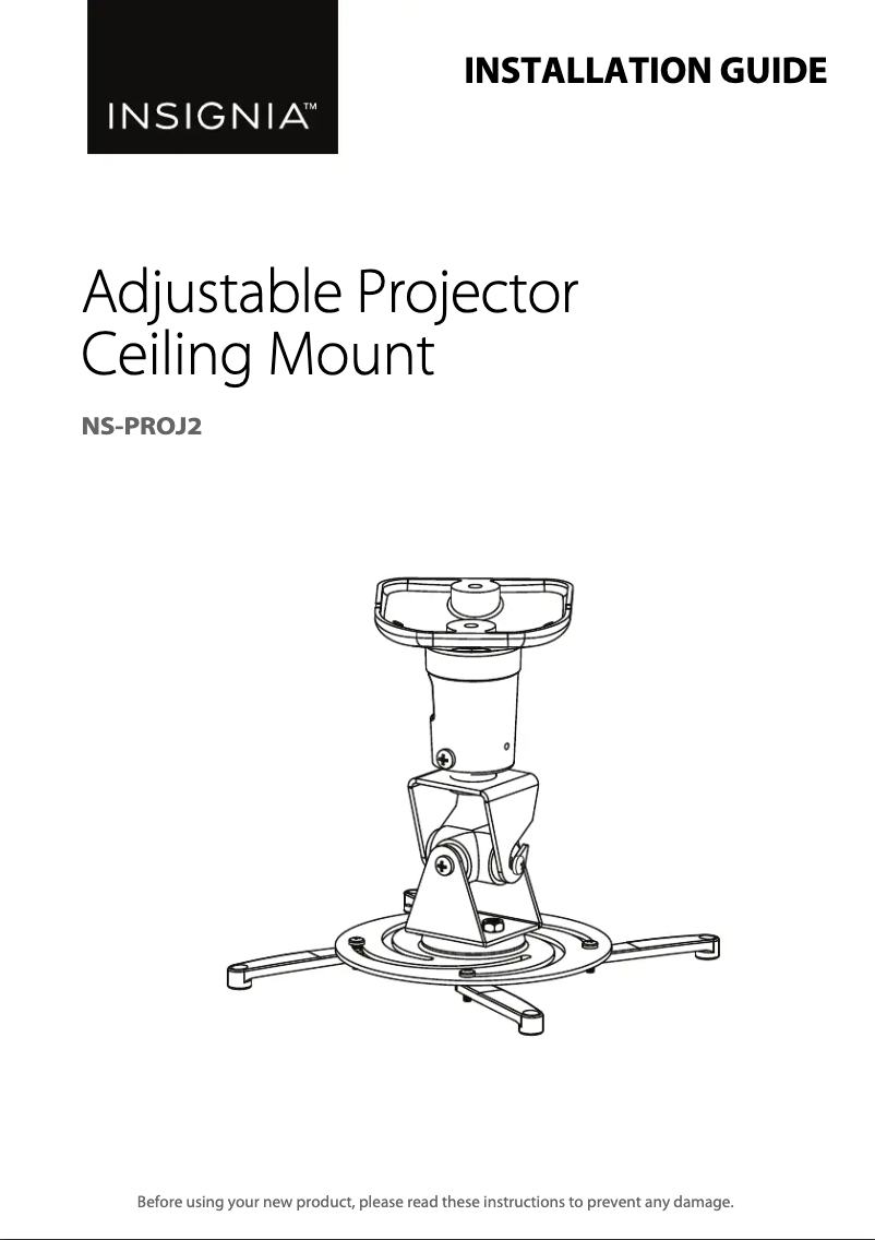 Page n°1 - Manuel utilisateur Insignia NS-PROJ2